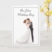 の結婚カード カード (黄色い花)