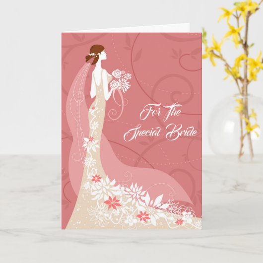 の結婚カード カード (黄色い花)