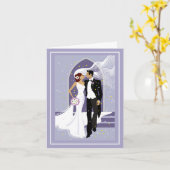 の結婚カード カード (黄色い花)