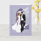 の結婚カード カード (黄色い花)