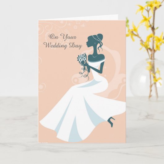 の結婚カード カード (黄色い花)