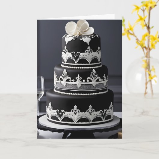 の結婚カード カード (黄色い花)