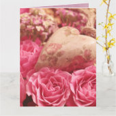 の結婚カード カード (黄色い花)