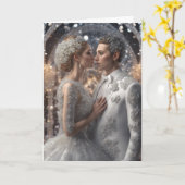 の結婚カード カード (黄色い花)