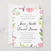 の結婚カード 招待状 (正面)