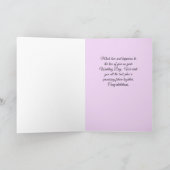 の結婚カー素晴らしド素晴らし孫と夫 サンキューカード (内部)