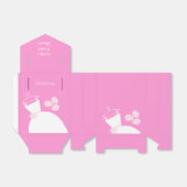 の結婚ガウンピンクの好意ボックスのテント フェイバーボックス (折り畳みなし)