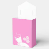 の結婚ガウンピンクの好意ボックスのテント フェイバーボックス (オープン)