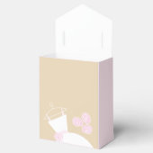 の結婚ガウンピンクベージュブライダルシャワーピンクテント フェイバーボックス (オープン)