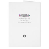 の結婚ガウンピンク文字垂直 (裏面)