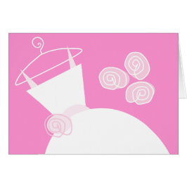 の結婚ガウンピンク水平