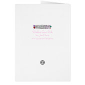 の結婚ガウンピンク黒の垂直 (裏面)