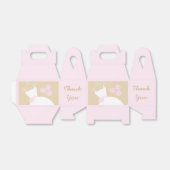 の結婚ガウンピンク「ありがとう」黒切り妻Fever Bo フェイバーボックス (折り畳みなし)