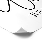 の結婚ガウンブライダルシャワー ポスター (角)