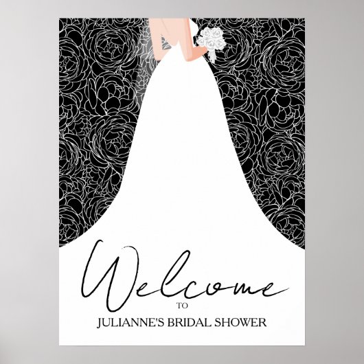 の結婚ガウンブライダルシャワー ポスター (正面)