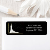 の結婚ガウン札 ラベル (インサイチュ)