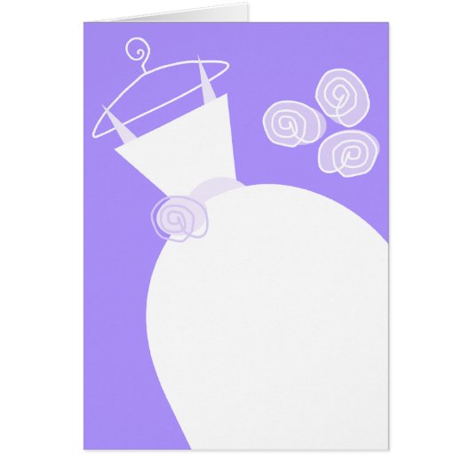 の結婚ガウン紫文字垂直 (正面)