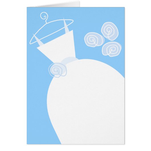 の結婚ガウン青文字垂直 (正面)