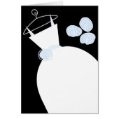 の結婚ガウン青(縦) (正面)