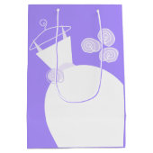 の結婚ガウン・パープルバッグ培地 ミディアムペーパーバッグ (裏面)