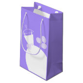 の結婚ガウン・パープル小 スモールペーパーバッグ (裏面アングル)