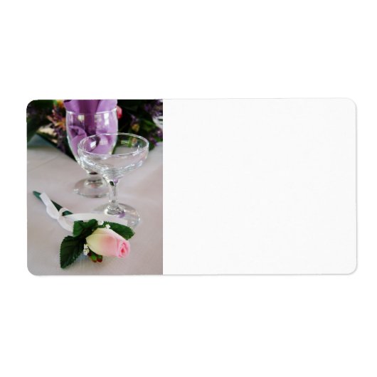 の結婚ガラス ラベル (正面)