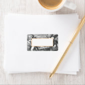 の結婚キューピッド白黒ヴィンテージ ラベル (インサイチュ)