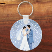 の結婚キーチェーン2 キーホルダー (正面)