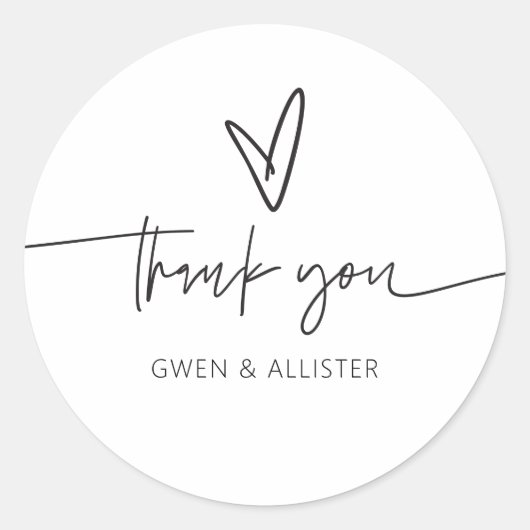 の結婚ギフトカードのステッカー好意ラベルシールG400 ラウンドシール (正面)