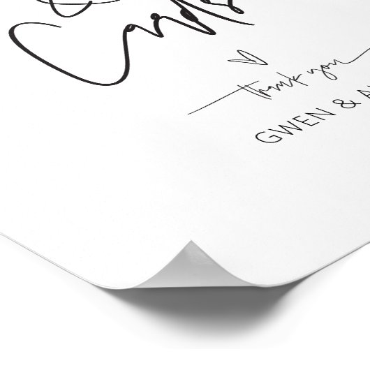 の結婚ギフトカード署名表披露宴ポスターG400 ポスター (角)