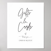 の結婚ギフトカード署名表披露宴ポスターG400 ポスター (正面)
