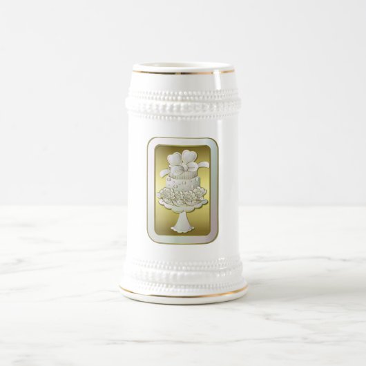 の結婚ギフトマグ ビールジョッキ (中央)