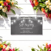 の結婚ギフト登録ブラックメイソンJar エンクロージャーカード