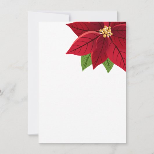 の結婚クリスマス招待状 招待状 (裏面)