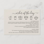 の結婚クリーム詳細注文 エンクロージャーカード (正面)