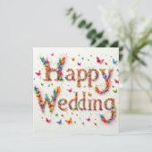 の結婚グリーティングカード カード (スタンド正面)