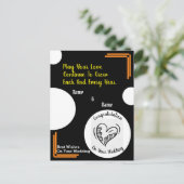 の結婚グリーティングカード ポストカード (スタンド正面)