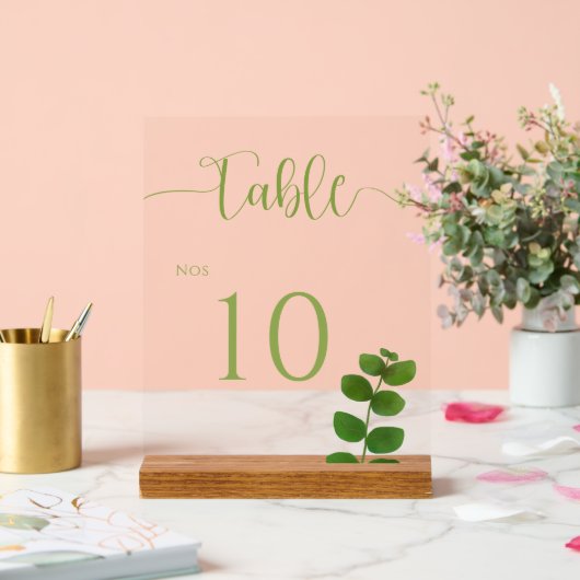 の結婚グリーンシック アクリルサイン (ウェディング)