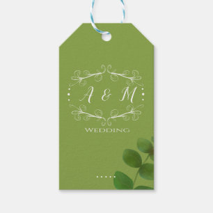 の結婚グリーンシック ギフトタグ