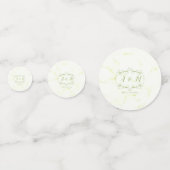 の結婚グリーンシック コンフェッティ (正面)