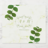 の結婚グリーンシック ビールラベル (シングルラベル)