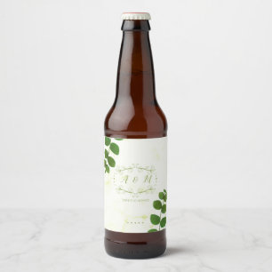 の結婚グリーンシック ビールラベル