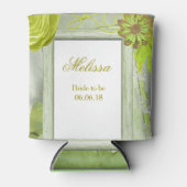 の結婚グリーンフローラカスタム 缶クーラー (正面)