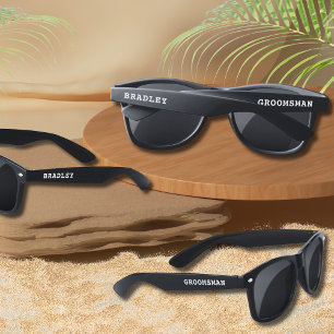 の結婚グローマモダンンパーソナライズされた名カスタム名 サングラス