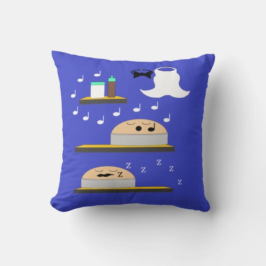 の結婚ケーキがつや消しを待つ クッション (正面)