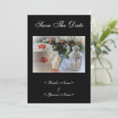 の結婚ケーキとランタン セーブザデート (スタンド正面)