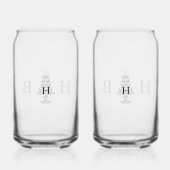 の結婚ケーキイニシャル ガラス缶 (裏面)