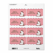 の結婚ケーキラベル ラベル (フルシート)