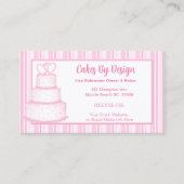 の結婚ケーキ名刺 名刺 (正面)