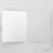 の結婚ゲストはシルバエレガントーに感謝感謝してい! サンキューカード (内部)